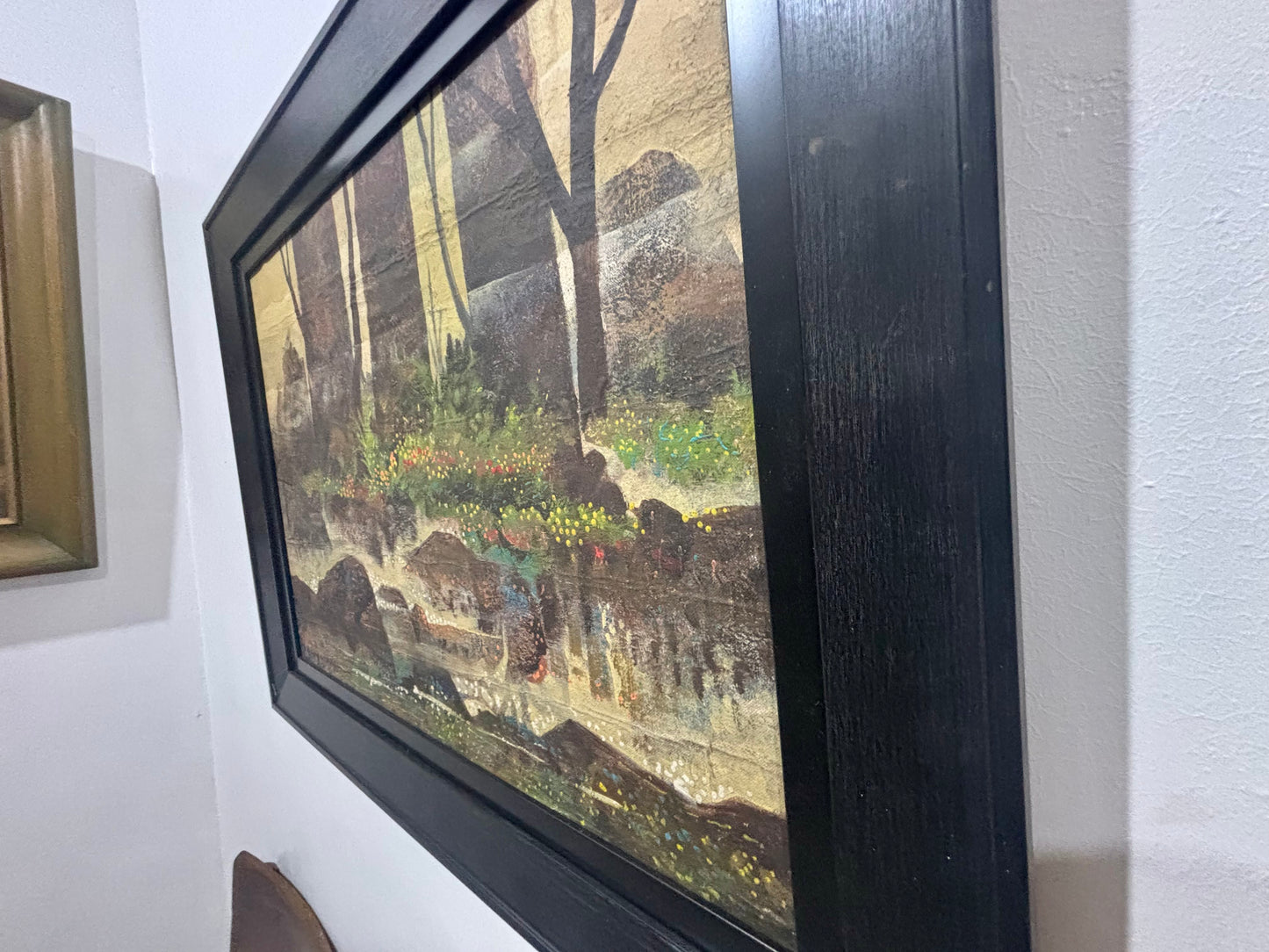 Old Abstract Painting Paco Gorospe