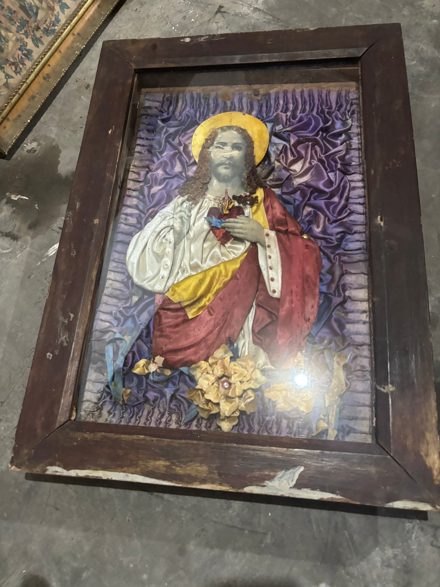 Old Christ the King wall display Filipiniana