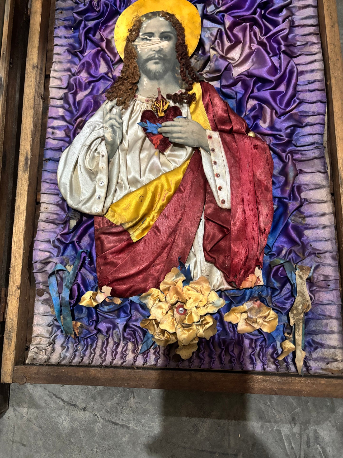 Old Christ the King wall display Filipiniana