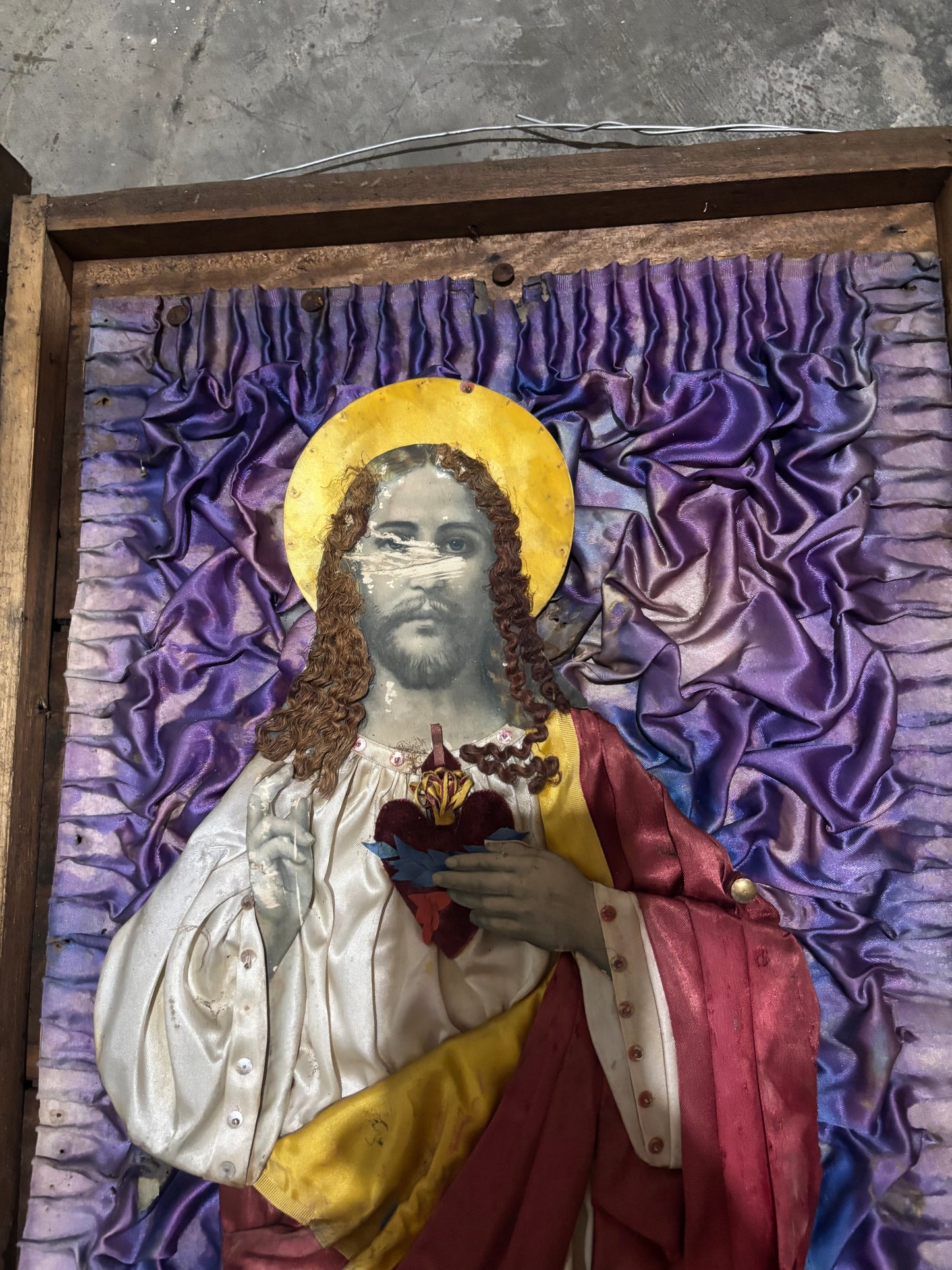 Old Christ the King wall display Filipiniana