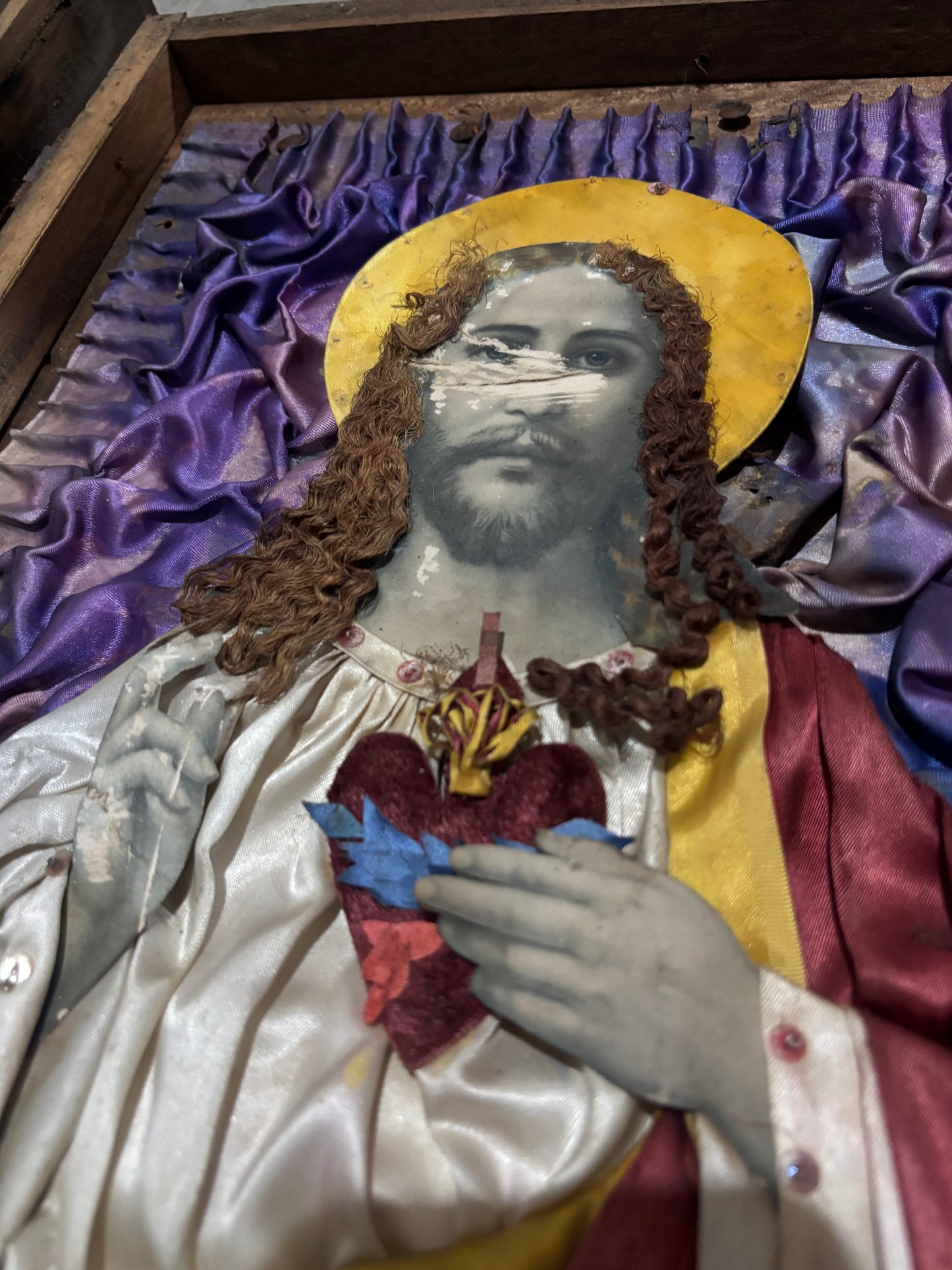 Old Christ the King wall display Filipiniana
