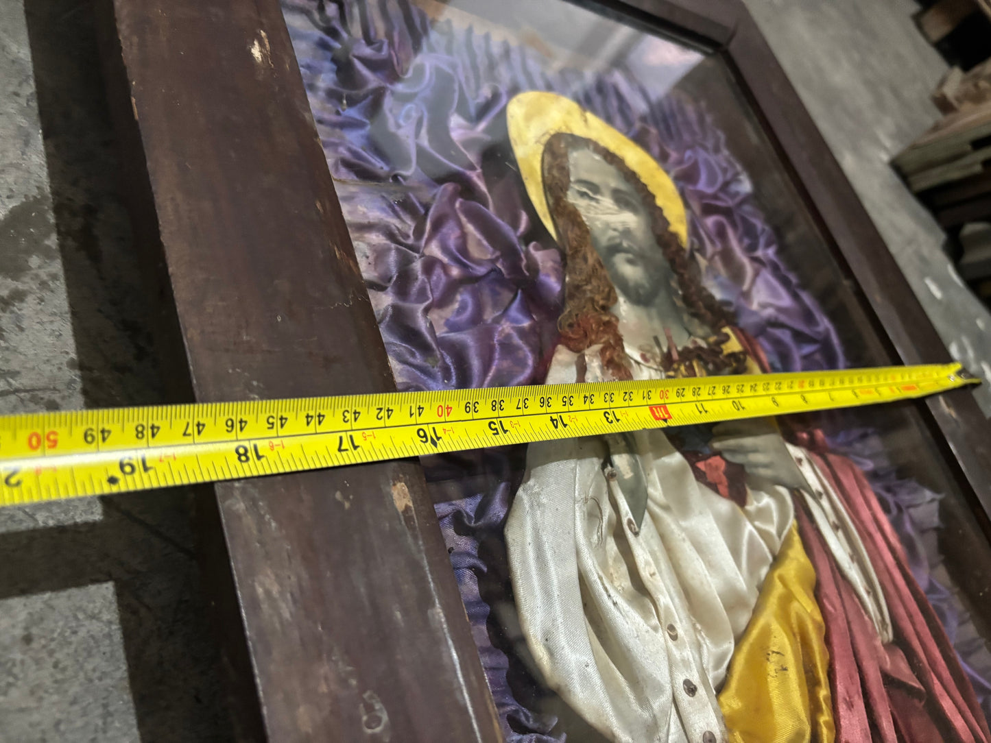 Old Christ the King wall display Filipiniana