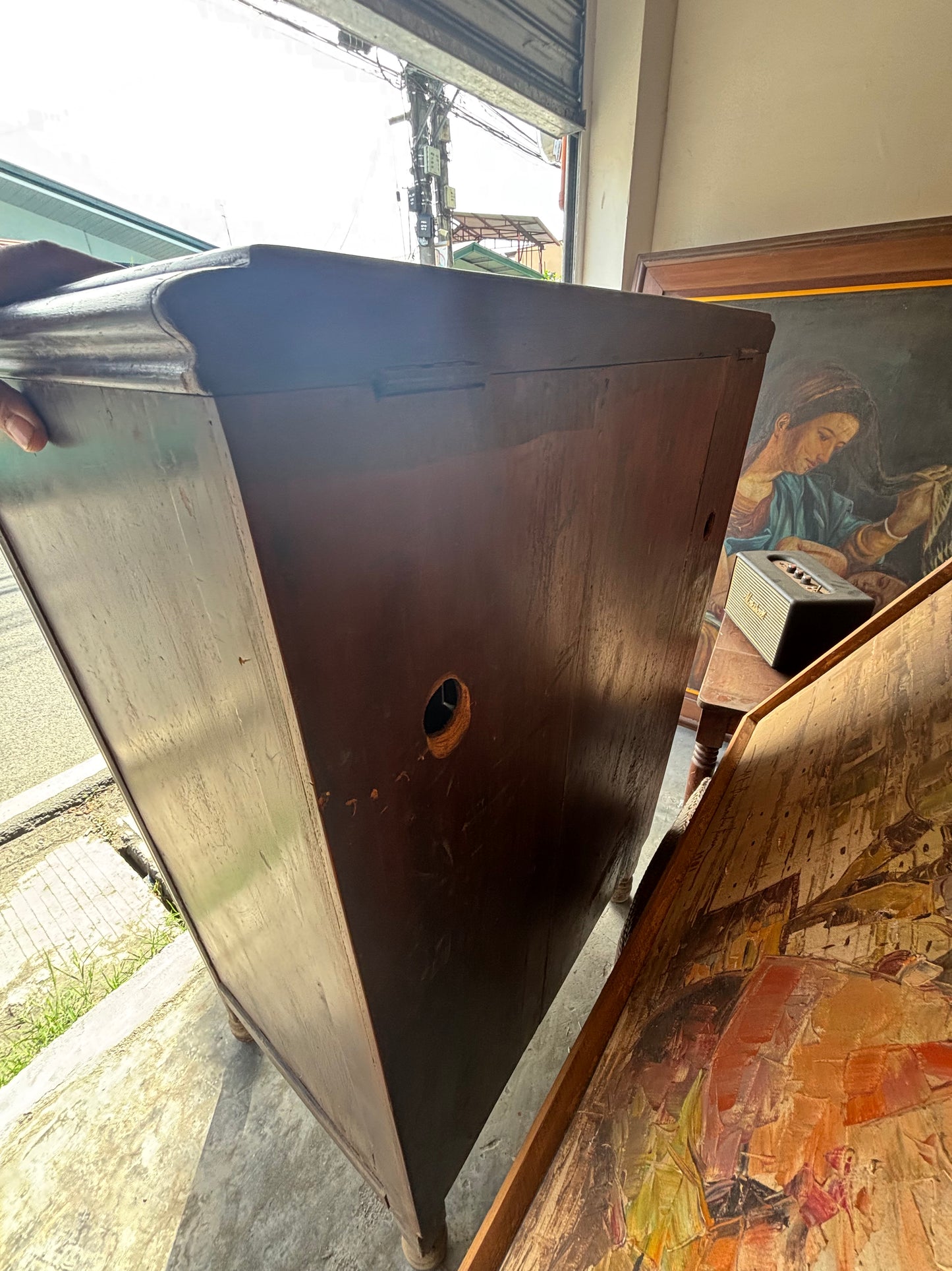Cash on Pick up only Rare 1930 Victor Radio Cabinet only Repurpose