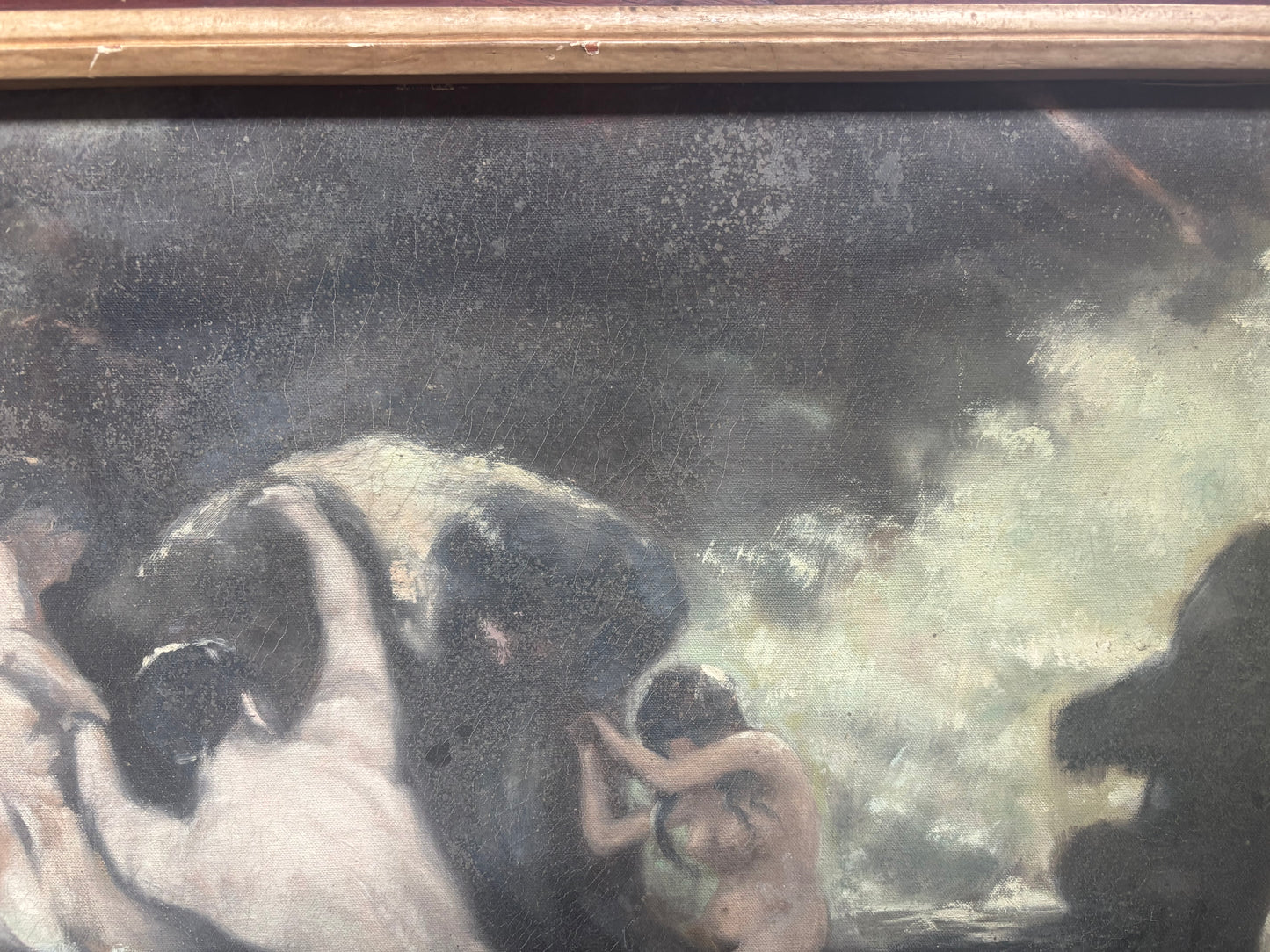 Old Purgatory Painting by Jhonny Soriano