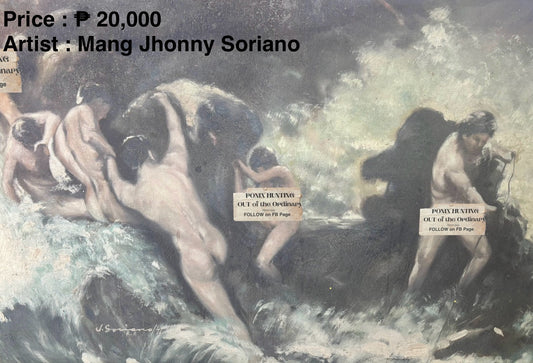 Old Purgatory Painting by Jhonny Soriano