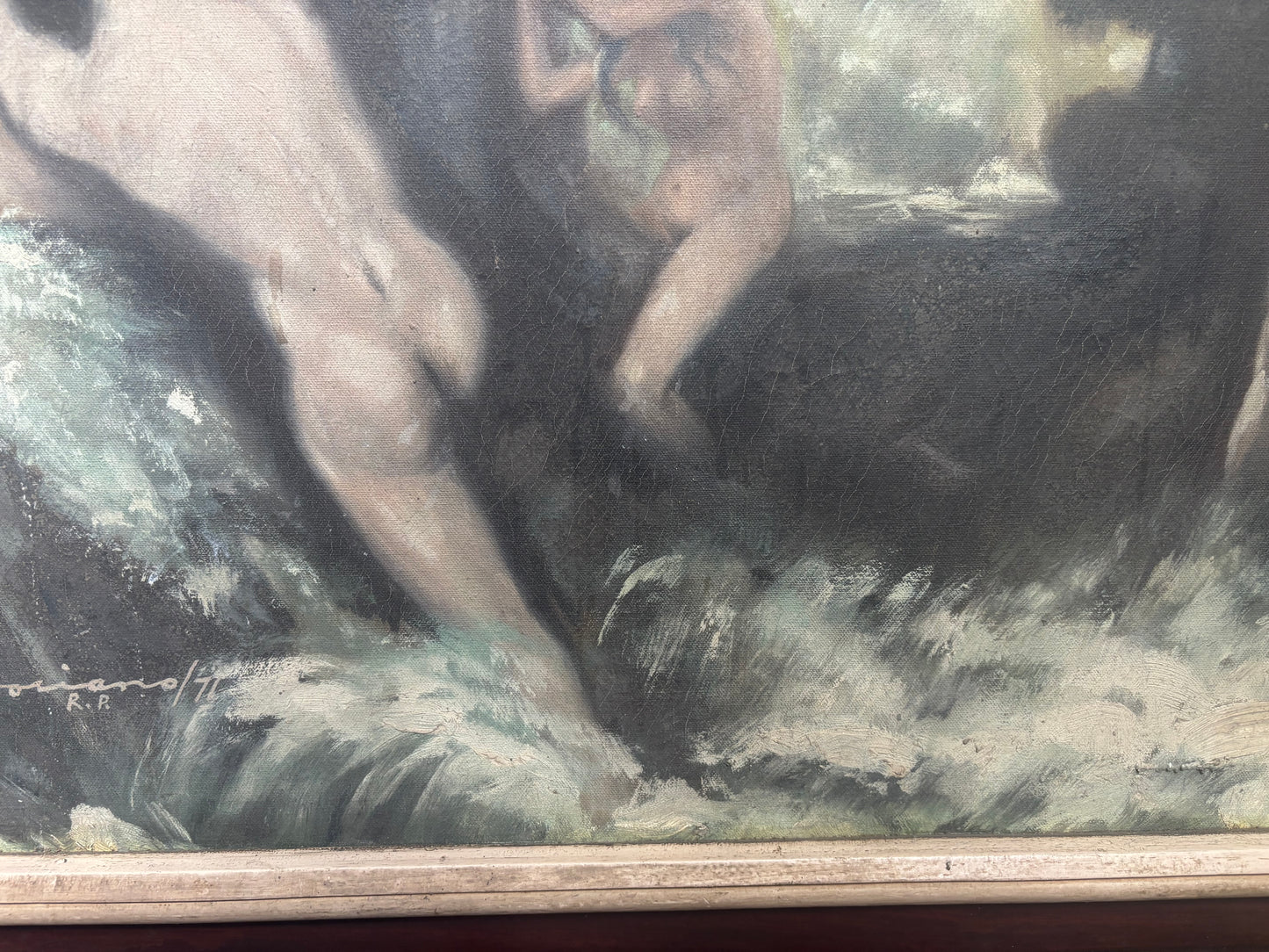 Old Purgatory Painting by Jhonny Soriano