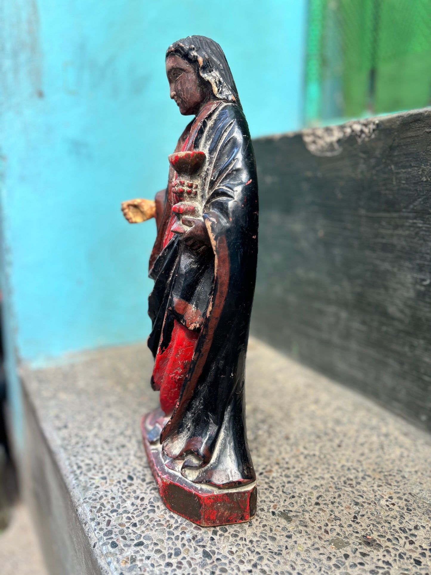 COD for Metro Manila & near by Provinces , Vintage Santa Barbara wood sculpture check all picture