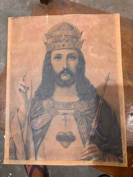 Antique Christ the King Print