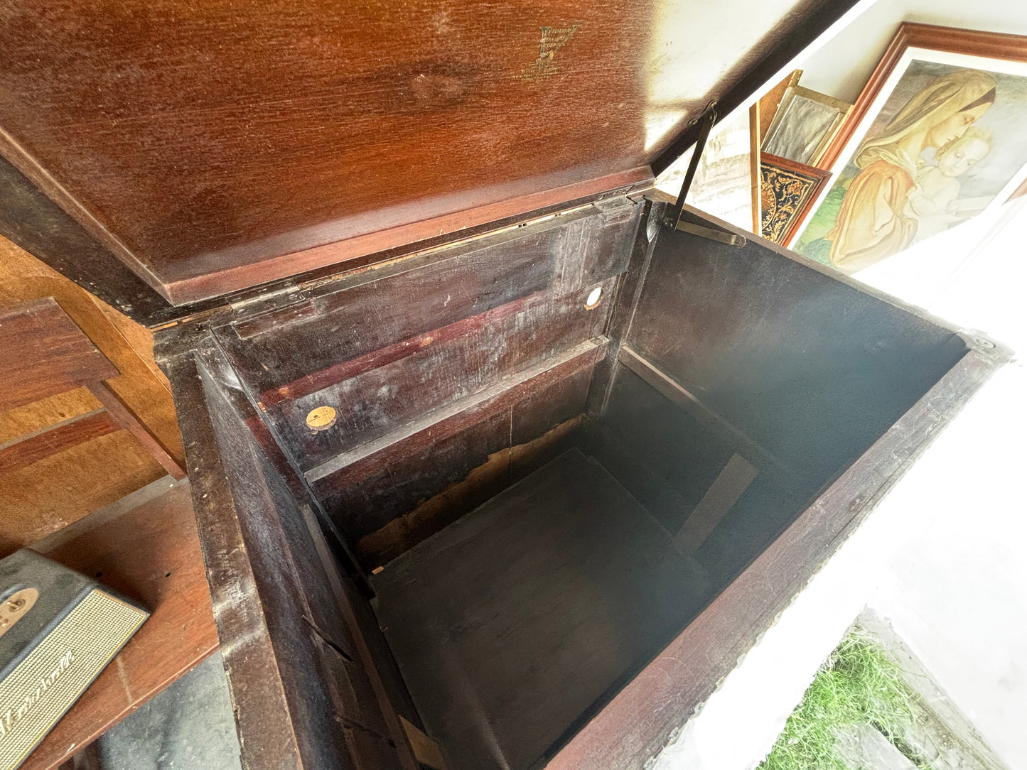 Cash on Pick up only Rare 1930 Victor Radio Cabinet only Repurpose