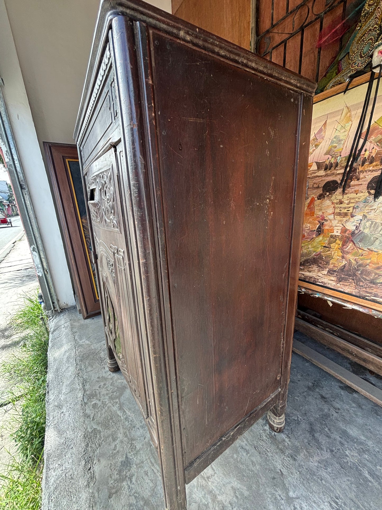 Cash on Pick up only Rare 1930 Victor Radio Cabinet only Repurpose