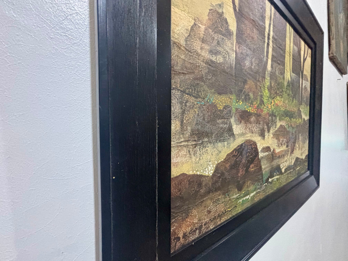 Old Abstract Painting Paco Gorospe