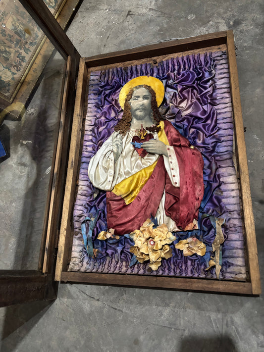 Old Christ the King wall display Filipiniana