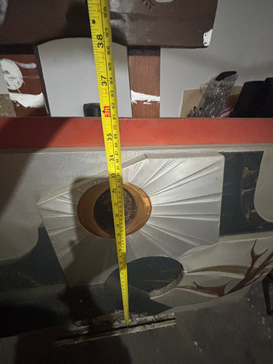 COD for Metro Manila & near by Provinces , Old Large Abstract Jesus Aluminum Sculpture